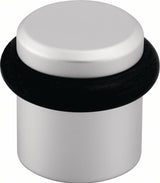 HERMETA Bodentürpuffer 4735 Ø 39 mm Höhe 36 mm Aluminium silberfarbig eloxiert Dübelmontage