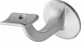 HERMETA Handlaufträger 3506 Aluminium silberfarbig eloxiert, gewölbte Auflage, Wandplatte 56 mm