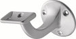 HERMETA Handlaufträger 3507 Aluminium silberfarbig eloxiert Wandplatte 56 mm gerade Auflage