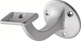 HERMETA Handlaufträger 3507 Aluminium silberfarbig eloxiert Wandplatte 56 mm gerade Auflage