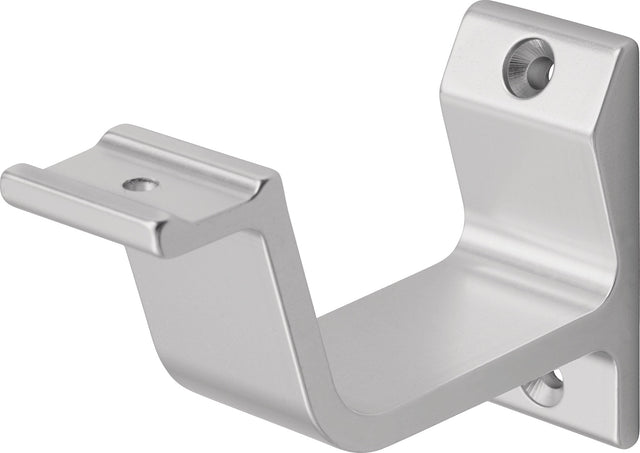 Handlaufträger 3550 von HERMETA – Aluminium, gerade Auflage, Wandabstand 76 mm, DIN 18040
