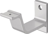 Handlaufträger 3551 von HERMETA – Aluminium, gerade Auflage, eloxiert, DIN 18040