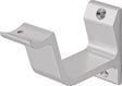 Handlaufträger 3552 von HERMETA – Aluminium, gewölbte Auflage, 76 mm Wandabstand, eloxiert