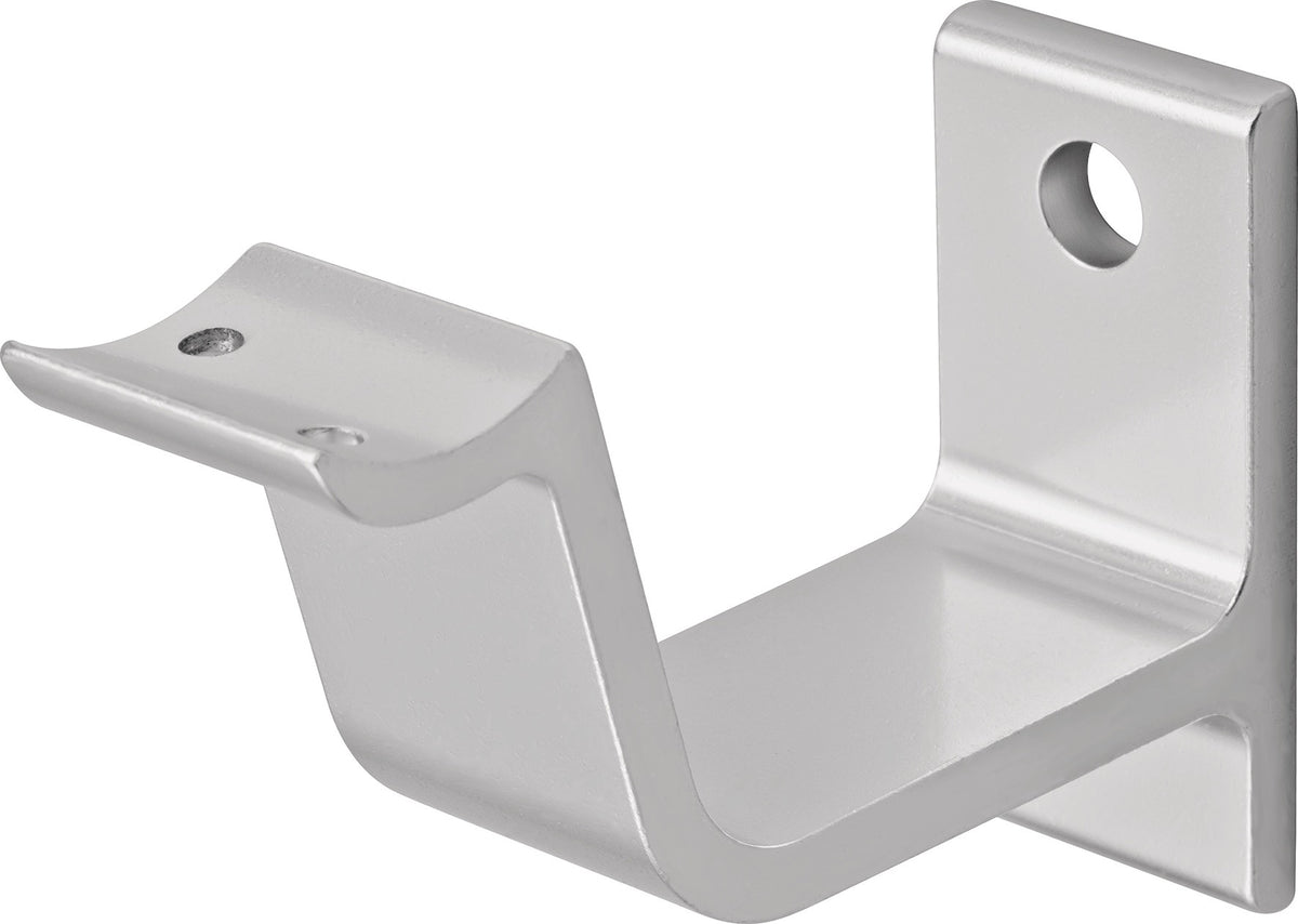 Handlaufträger 3553 von HERMETA – gewölbte Auflage, Aluminium eloxiert, DIN 18040