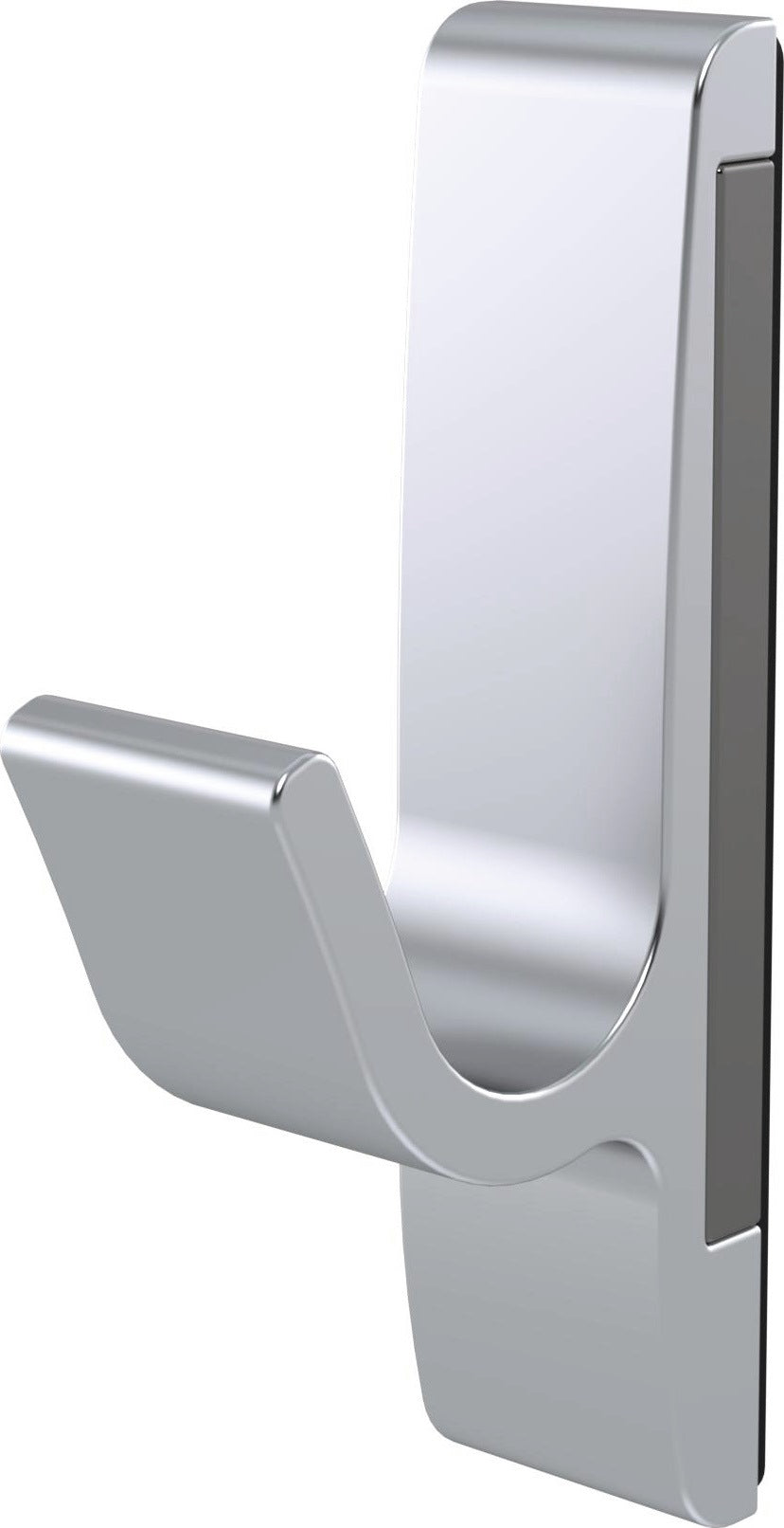 HERMETA Magnet-Mantelhaken 0150 einfach, Aluminium eloxiert, Ausladung 40 mm, Höhe 85 mm