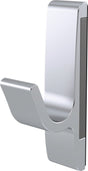 HERMETA Magnet-Mantelhaken 0150 einfach, Aluminium eloxiert, Ausladung 40 mm, Höhe 85 mm