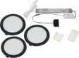 L&S Einbauleuchtenset Moonlight emotion 12 V DC 3,6 W schwarz – 3er-Set mit Funksteuerung