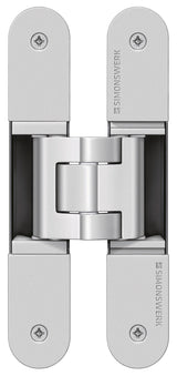 SIMONSWERK Tectus TE 340 3D Objektband für stumpfe Türen bis 80 kg, RAL 9005 schwarz matt