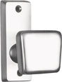 AMF Türknopf 495 Leichtmetall F1 silberfarbig, fest/drehbar, 47 x 45 mm, DIN links/rechts