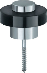FSB Bodentürpuffer 38 3881 Ø 45 mm Höhe 34 mm Aluminium naturfarbig Dübelmontage