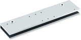 GEZE Glastürschuh TS 4000 / TS 5000 silber – für Ganzglastüren 8–10 mm