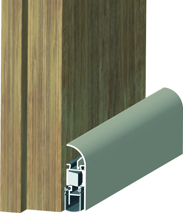 ATHMER Türdichtung Schall-Ex® Applic A 1-seitig auslösend 805 mm Alu silber für Holztüren
