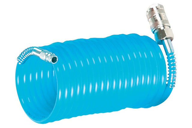 AIRCRAFT Spiralschlauchset 6 mm Innen-Ø, 8 mm Außen-Ø, 5 m, mit Kupplung DN 7,2
