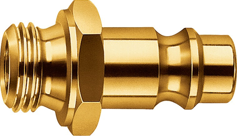 EWO Stecknippel Messing Stecker DN 7,2 AG G 1/4 Zoll – 10 Stück Druckluft
