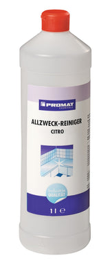 Allzweckreiniger Citro 1l Flasche von PROMAT CHEMICALS – 12er Pack – fettlösend & frisch