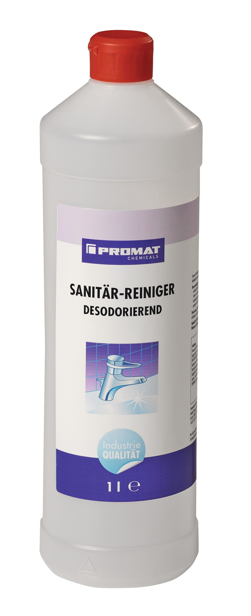 PROMAT CHEMICALS Sanitärreiniger 1l Flasche – Sauer, gegen Kalk & Urinstein, 12er Pack