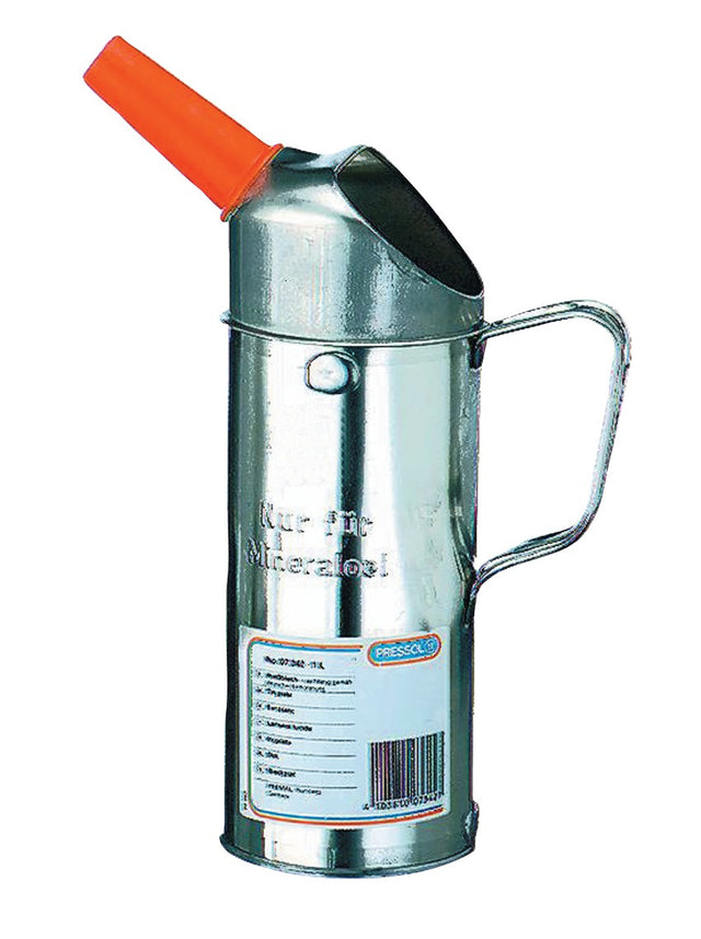 PRESSOL Messbecher 1 l mit Auslauftrichter aus Weißblech