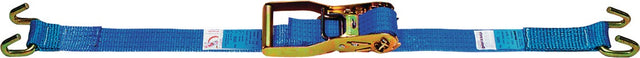 DOLEZYCH Zurrgurt DIN EN 12195-2, 6 m x 50 mm, mit Ratsche + Rahmenhaken, LC 4000 daN