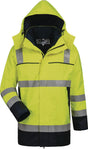 ELYSEE Multinorm-Parka Toivo gelb/marine Gr. M – EN ISO 20471 Kl. 3, wasserdicht & atmungsaktiv