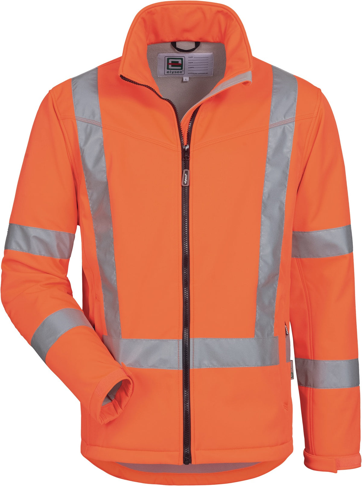 Warnschutz-Softshelljacke ELYSEE Gr. M gelb – EN ISO 20471 Kl. 3, wind- und wasserdicht