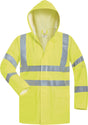 Multinorm-Regenjacke NORWAY Gr. M gelb von HELMUT FELDTMANN – EN ISO 20471 Kl. 3, wasserdicht