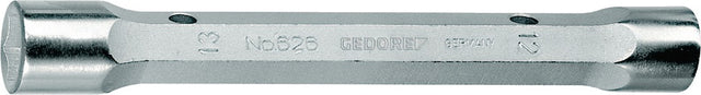 GEDORE Doppelsteckschlüssel 626 SW 6x7 mm, massive Ausführung, CV-Stahl, verchromt