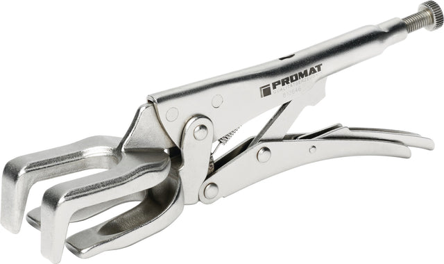 PROMAT Rohrschweißergripzange 280 mm – Spannweite max. 70 mm, hochfester Stahl