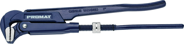 PROMAT Rohrzange 320 mm, Spannweite 0-42 mm, für Rohre bis 1 Zoll, 90° Maulstellung