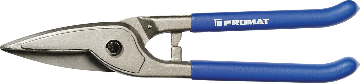 PROMAT Blechschere Berliner Form rechts 250 mm – für Stahl bis 0,78 mm und Edelstahl bis 0,45 mm