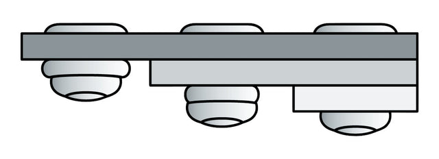 GESIPA Blindniet PolyGrip® Nietschaft 3,2x8 mm Alu/Stahl – 1000 Stück Flachrundkopf