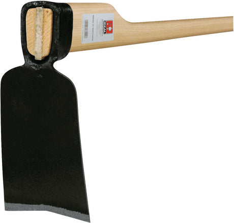 Rheinische Hacke 185 x 85 x 110 mm geschmiedet mit Eschenstiel 700 g IDEAL