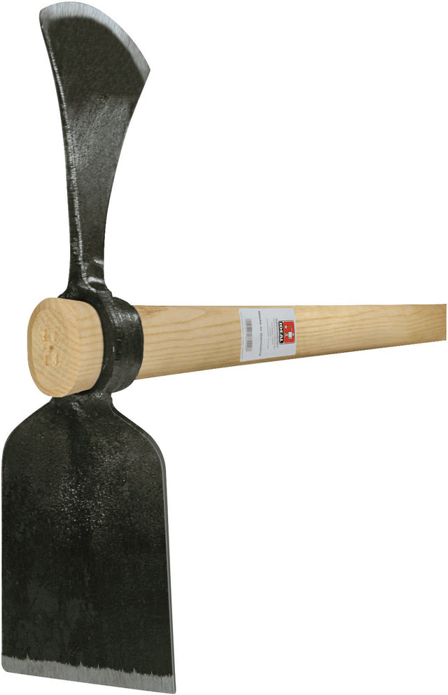 IDEAL Wiedehopfhacke geschmiedet mit Eschenstiel 1800 g – Robuste Gartenhacke
