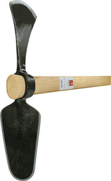 IDEAL Wiedehopfhacke geschmiedet mit Eschenstiel 1800 g – Robuste Gartenhacke