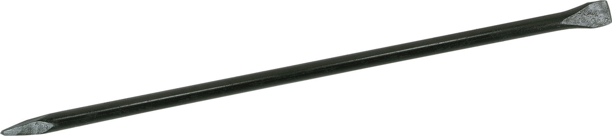 IDEAL Brechstange 1250 mm mit Spitze und gerader Schneide, schwarz lackiert, rund, 30 mm Breite
