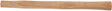 LÖFFERT Hammerstiel Esche 260 mm – DIN 5111 für 100 g Hämmer, 17 x 10 mm Stielauge