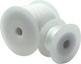 OVERMANN Maurerschnur 50 m x 1,2 mm, 25 kg Reißkraft, grün/weiß, geflochten