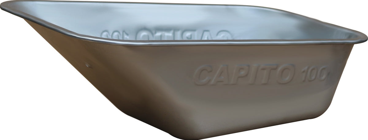 CAPITO Schubkarrenmulde Allcar 100 – 100 l verzinkt und gelocht