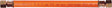 TGO Gasschlauch 40 cm mit beidseitigem 1/4 Zoll Linksgewinde – ca. 85 g