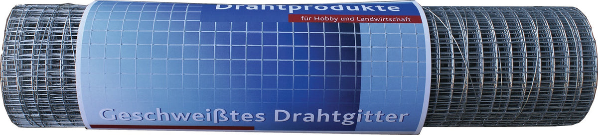 Hanseatischer Drahthandel Drahtgitter verzinkt 5 m x 1,02 m – Maschenweite 12,7 x 12,7 mm