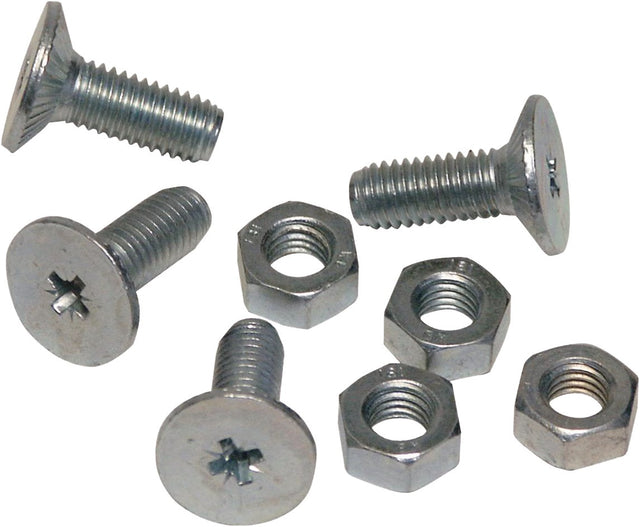 CAPITO Muldenschrauben verzinkter Stahl 40x40x20 mm für Schubkarren