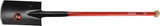 IDEAL Kraftspaten Gr.2 280x190/180 mm mit Stahlrohrstiel und Hartholzknauf – robust für Rodungsarbeiten