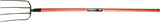 POLET Dunggabel 4 Zinken 320 mm Fiberglas Stiel 3001 rot – 1630 g