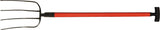 POLET Dunggabel 4 Zinken 320 mm Fiberglas Stiel 3001 rot – 1630 g