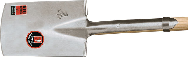 IDEAL Rodespaten Größe 2, Blattmaß 285 x 185 mm, mit Eschen-T-Stiel, 850 mm, 2800 g