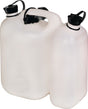 Kraftstoffdoppelkanister PROFI 5,5+3l natur HDPE von HÜNERSDORFF – mit UN-Zulassung