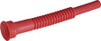 HÜNERSDORFF Auslaufrohr 275 mm flexibel rot für Benzin-Kanister 5, 10, 20 l