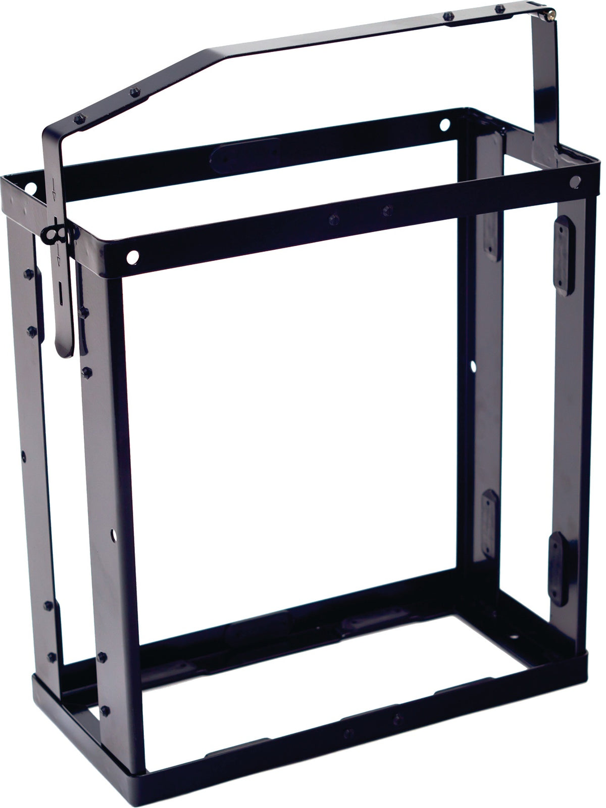 VALPRO Kanisterhalterung 377x174x485 mm Tiefschwarz RAL 9005 für 20 l Kraftstoffkanister
