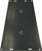 DANREC Bodenschutzmatte 2000x1000x10 mm aus recyceltem PE – rutschhemmend, 3 t Tragkraft