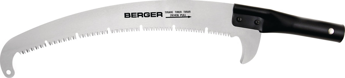 Aufsatzsäge ArboRapid 510 mm von BERGER – Impulsgehärtete Zahnspitzen für Teleskopstangen