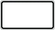 ADCO Zusatzzeichen Rechteck 231x420 mm RA1 – Verkehrsschild ohne Text